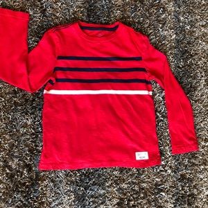 Boys red gap shirt